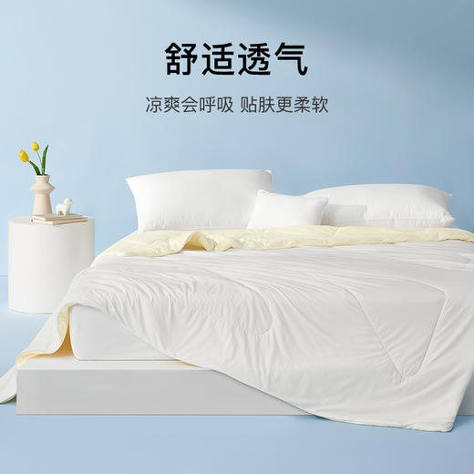 舒飘儿-奶盖超柔夏凉被 | 双面设计、双面睡感、柔软细腻、简约大气 商品图3