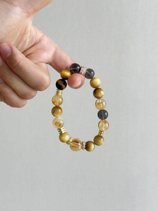 王嘉尔同款金霸大综合水晶手串招财转运还能百搭出圈！！打工人的玄学救命稻草男女同款情侣系（EJ） 商品图1