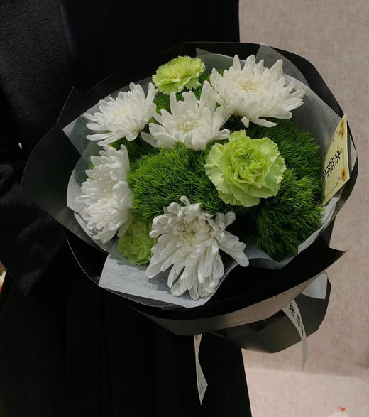 白绿色系祭祀花束 商品图0