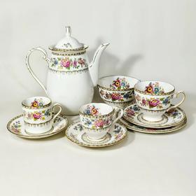 英国皇家格拉夫顿东方花朵Malvern系列下午茶套组