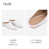 heelz设计师手工鞋履 ｜防污环保牛皮内增高白色穆勒鞋3.5公分 商品缩略图3