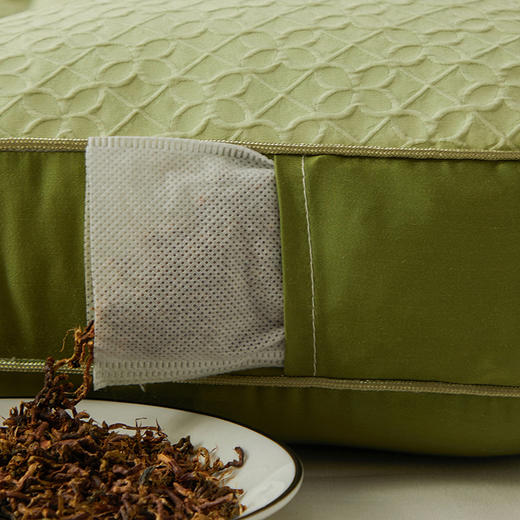 自然醒植萃清香茶叶枕头枕芯护颈椎助睡眠成人草本可拆卸茶学生宿舍单人整头XK 商品图7