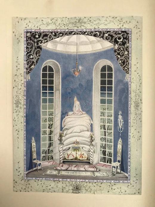 丹麦怪杰凯·尼尔森亲笔签名限量版！约20世纪早期 安徒生童话 12幅彩色手工贴图与大量黑白文间插图 精装大16开 商品图11