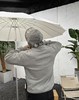 中性款字母印花拉链卫衣外套 商品缩略图3
