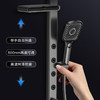 海尔（Haier）淋浴花洒全套装 家用淋浴器肩喷背喷儿童花洒头智能数显 分体式花洒L507枪灰 商品缩略图2