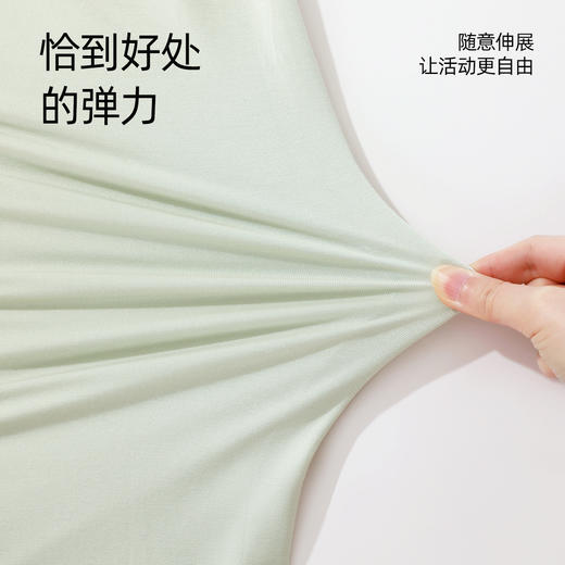 【商场同款】熳洁儿 春夏直筒长裤人棉宽松休闲裤家居服裤可外穿带口袋25203255 商品图5