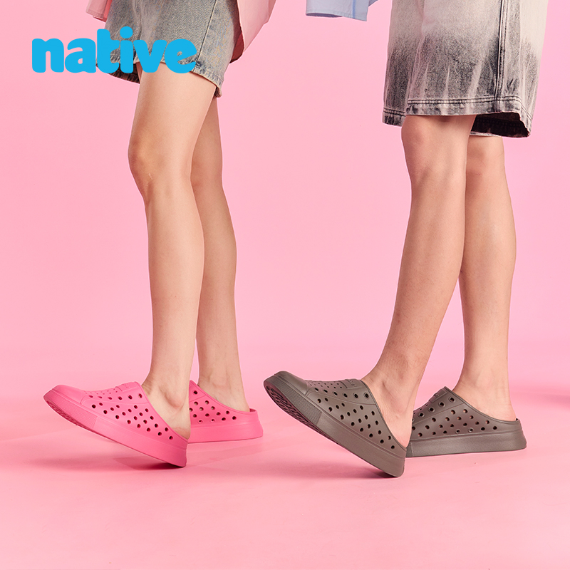 [ss2025]native新款 clog系列 厚底增高鞋半拖女鞋凉鞋海边旅游沙滩溯溪鞋