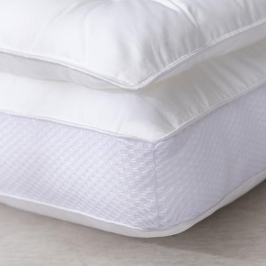 自然醒花朵双层高羽丝绒枕超柔软枕头枕芯一对成人护颈椎枕助睡眠酒店专用学生高整头男XK 商品图6