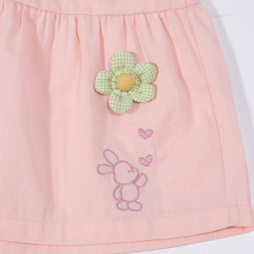 贝贝怡【立体花朵】25夏季新款女童轻薄短裤儿童宽松透气运动休闲短裤ZB2EK025 商品图6