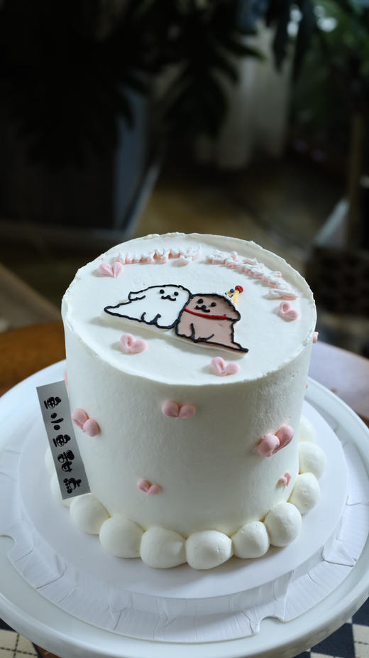 粉色爱心线条小狗 商品图3