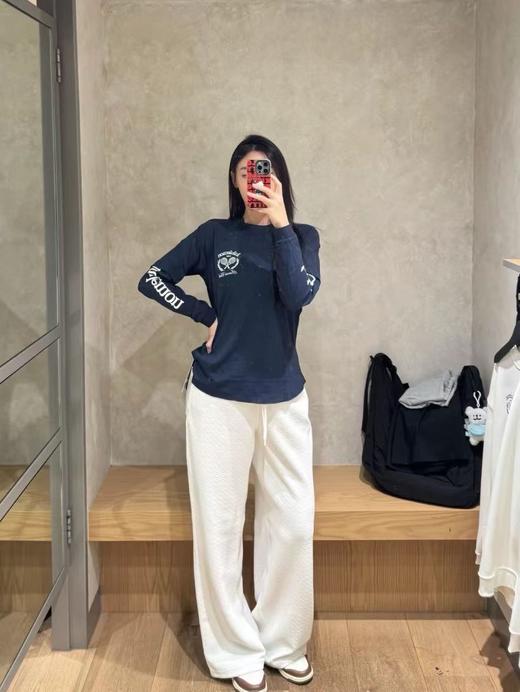 宝藏单品 lululemon露露乐蒙  假两件品牌logo宽松长袖插肩袖T恤 女款！ 商品图0