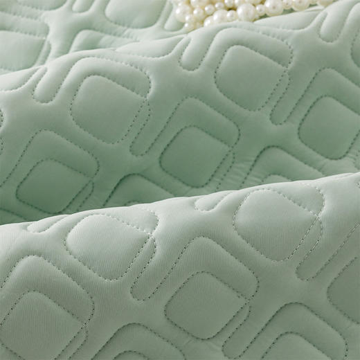 顶柔青艾软软艾草生物基透感软席三件套（床笠款）-LX7075 商品图5