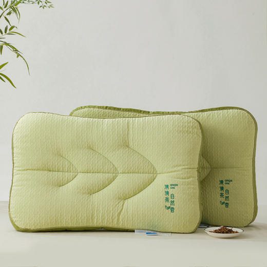 自然醒植萃清香茶叶枕头枕芯护颈椎助睡眠成人草本可拆卸茶学生宿舍单人整头XK 商品图8