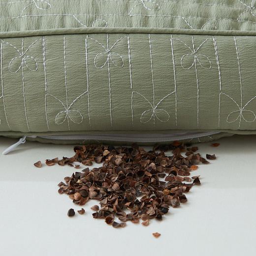 自然醒纯荞麦分区护颈枕芯助睡眠护颈椎专用硬枕不塌陷颈椎枕芯一对家用分区XK 商品图11