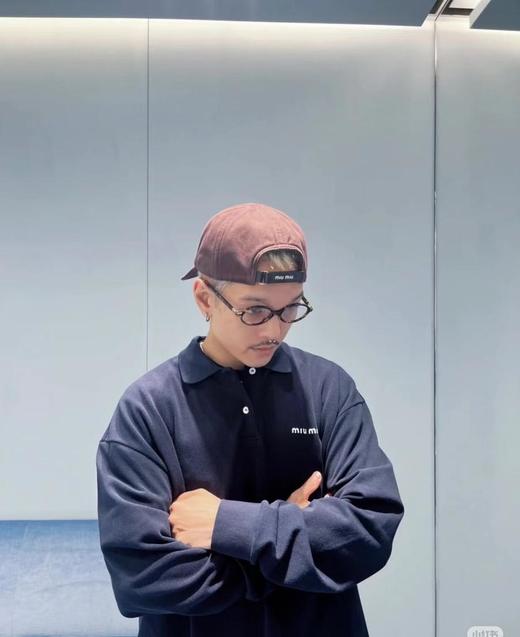 miumiu缪缪春夏休闲百搭简约帽子LOGO刺绣潮流鸭舌帽户外出行防紫外线遮脸遮阳帽闺蜜棉棒球帽男女同款情侣款（CO） 商品图9