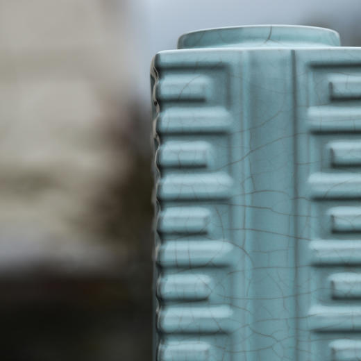 问鼎官窑大国工匠监制琮式瓶 商品图1