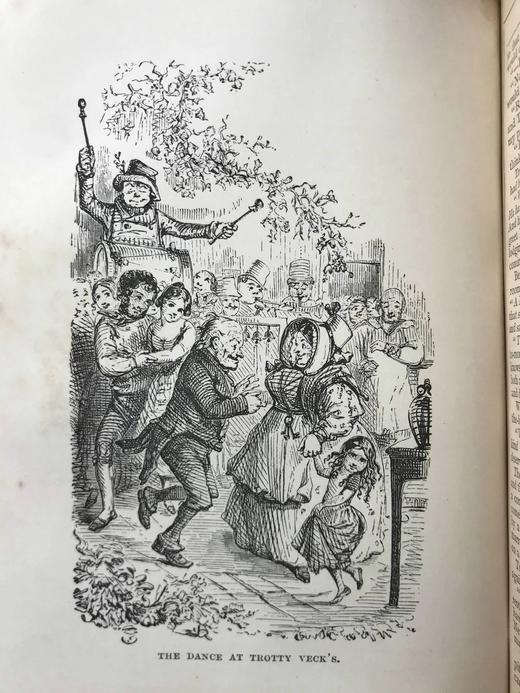 约19世纪后期 狄更斯《圣诞之书》 8幅插图 真皮精装36开 商品图7