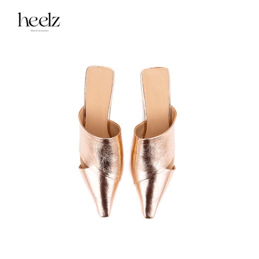 heelz设计师手工鞋履 ｜积木艺术跟羊皮穆勒鞋4.5公分 商品图2