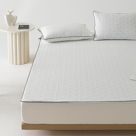 顶柔6D空气层PE霜感软凉席三件套（床笠款）-LX7079 商品图0