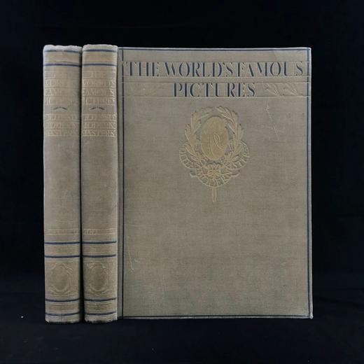 约20世纪初 世界名画图集（全2卷） 144幅插图 漆布精装8开 商品图0