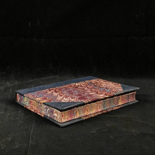 约19世纪后期 狄更斯《圣诞之书》 8幅插图 真皮精装36开 商品图1