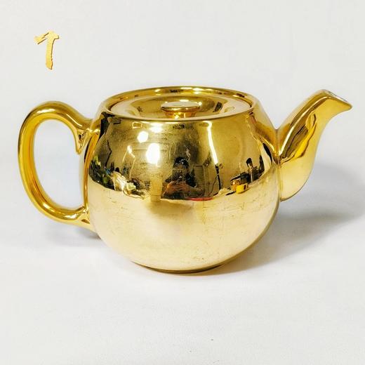 一组欧洲进口骨瓷金壶，璀璨夺目的镀金工艺散发着柔和而迷人的光泽 商品图12