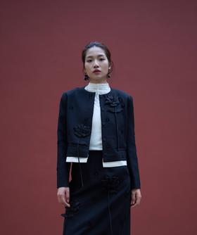 时尚上衣外套SZ1A52-漆黑