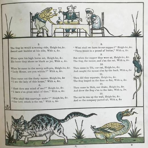 约19世纪后期 宝贝的歌剧 沃尔特·克兰56页彩色插图 布脊精装 商品图13