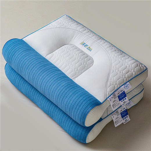 自然醒颈眠牵引护颈枕人体工学分区反牵引枕芯成人睡觉专用枕头侧睡不易塌陷变形整头XK 商品图4