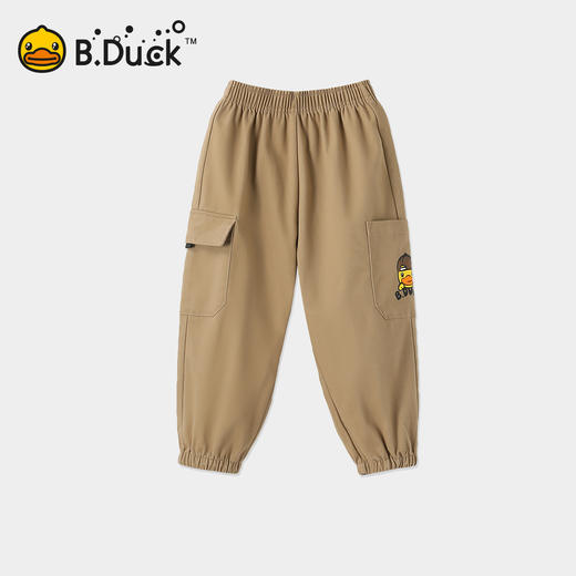【专柜同款】bduck小黄鸭童装男童工装裤春秋休闲裤儿童裤子105-150 BDF3557579 商品图0