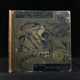 1886年 大蛇字母画册 沃尔特·克兰24页彩色插图 布脊精装