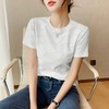 🔥🔥🔥现货【王炸爆款】2025弹力棉圆领百搭短款T恤02316-喜出 商品缩略图1