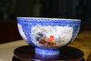 青花图案开窗花鸟罗汉碗 商品缩略图0