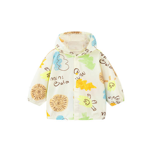 迷你巴拉男女童纯棉遮阳外套夏季新款婴儿轻薄透气宽松空调衫★ 商品图4