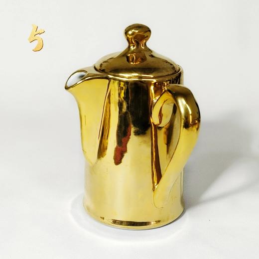 一组欧洲进口骨瓷金壶，璀璨夺目的镀金工艺散发着柔和而迷人的光泽 商品图9