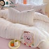 松植屋新品双层纱贴布刺绣四件套全棉有氧双层纱A类婴儿级裸睡标准，呵护你的每一寸肌肤 商品缩略图1