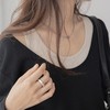 Triuuchu | 两件套纯欲风麻感棉锁骨T恤5005 商品缩略图3