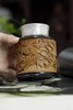 荷蟹°锡胆竹雕茶叶罐 商品缩略图8