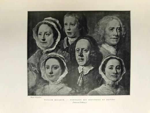 【法语】含藏书票！1908年 阿尔芒·达约《英国绘画史》 307幅插图 真皮精装大16开 商品图5