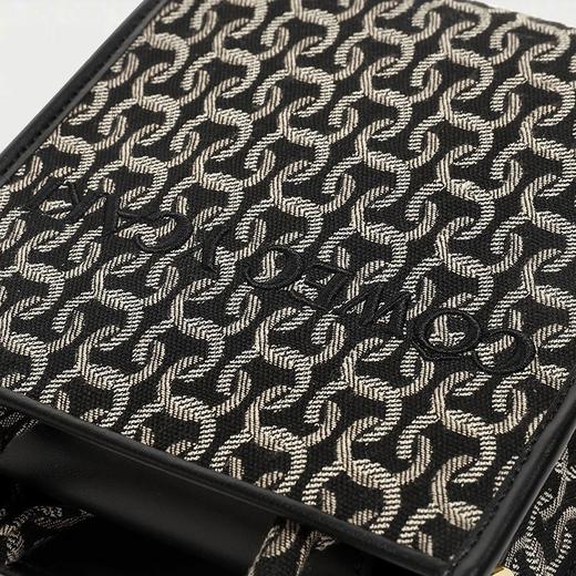 CowecYcaki 【赠手机链】2025新款竖版立体提花刺绣托特包手拎包斜跨琴谱小包 商品图2