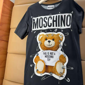MOSCHINO COUTURE 莫斯奇诺 女士真丝短袖裙 黑色 CT0445 5565 1555