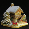 圣诞闪耀 Lilliput Lane 2006年亮片点灯款雪景微缩建筑 商品缩略图1