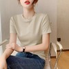 🔥🔥🔥现货【王炸爆款】2025弹力棉圆领百搭短款T恤02316-喜出 商品缩略图5