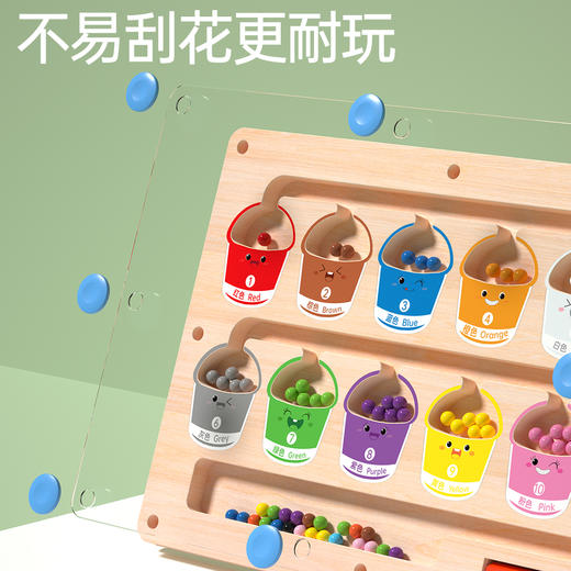 磁力迷宫走珠3到6岁儿童益智专注力训练磁性玩具2-4宝宝练注意力5 商品图3