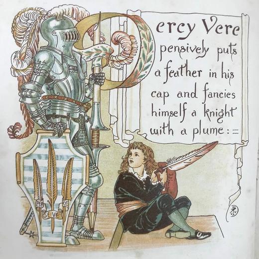 1886年 大蛇字母画册 沃尔特·克兰24页彩色插图 布脊精装 商品图3