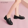 【 KADINA】卡迪娜2025春季新款平跟马蹄扣乐福鞋小皮鞋女单鞋KS251808 商品缩略图0