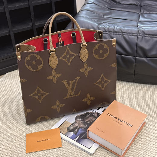LV 大号 老花 on the go 单肩包 商品图0