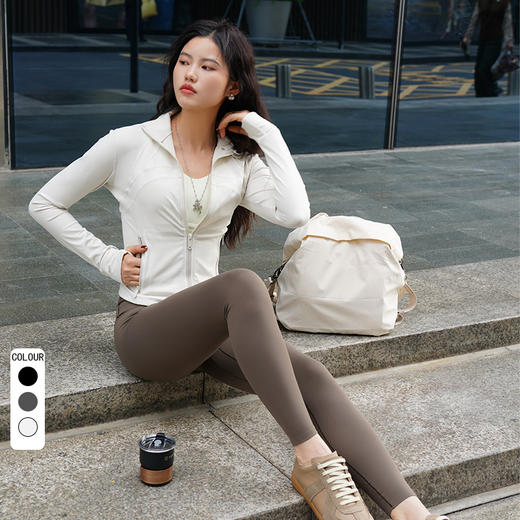 哈瓦塔高士线（短款）精品瑜伽外套H340132 商品图7