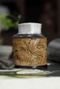 荷蟹°锡胆竹雕茶叶罐 商品缩略图2