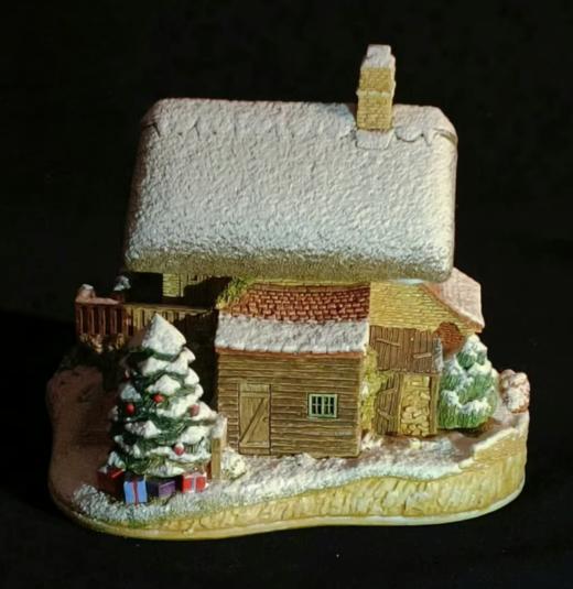 圣诞闪耀 Lilliput Lane 2006年亮片点灯款雪景微缩建筑 商品图3